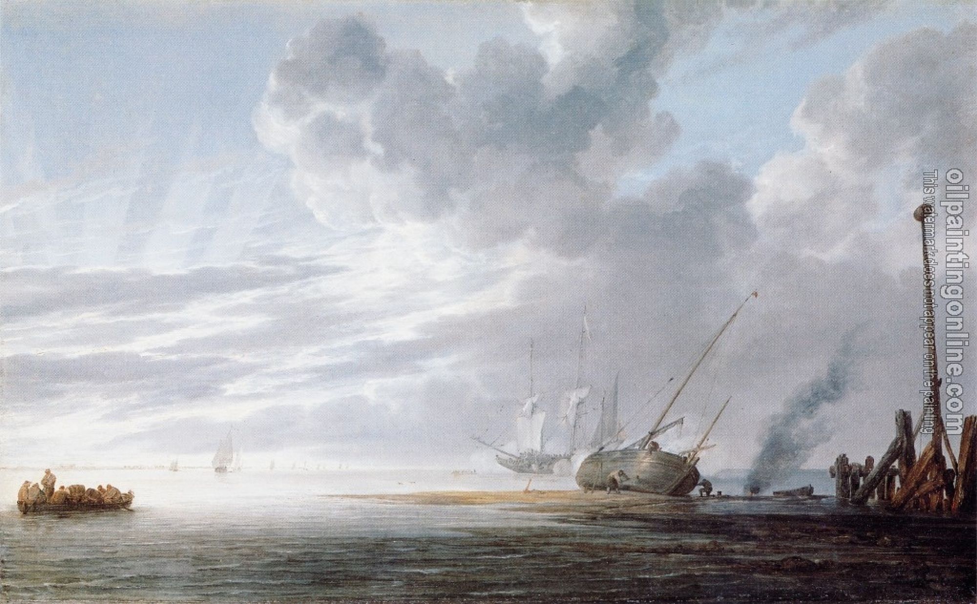 Velde the Younger, Willem van de - Seascape